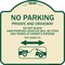 Signmission No Parking Private and Active Driveway Do Not Block Unauthorized Vehicles Will Be Cit, TG-1818-23801 A-DES-TG-1818-23801 - alternate 1
